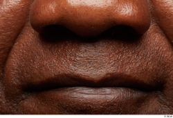 Face Mouth Nose Skin Man Black Chubby Wrinkles Studio photo references